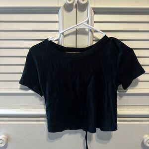 Black Crop Top